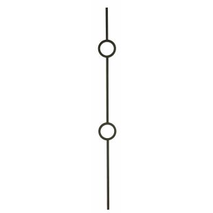 M40244 Double Ring 1/2" Sq. Balusters
