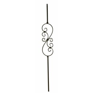 M50144 Small Scroll 1/2" Sq. Balusters