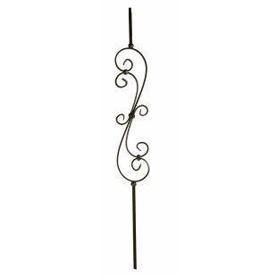 M60144 Skinny Scroll 1/2" Sq. Balusters