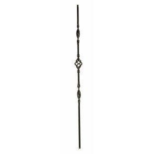 M8044 Double Ribbon Single Basket 1/2" Sq. Balusters