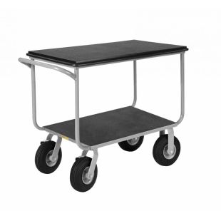 Little Giant Steel 22"W Non-Conductive Mobile Instrument Carts with Multiple Caster Choices