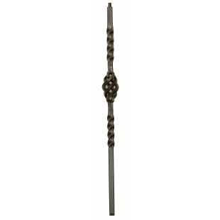 NEWL-BASK48 Newel - Single Basket 1-3/16" Sq.