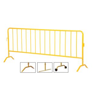 Vestil Safety Yellow Crowd Control Barriers