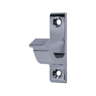 Vertical Bracket for Rolling Hook Library Ladder Top Guides - Chrome Finish