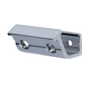 Horizontal Bracket for Rolling Hook Library Ladder Top Guides  - Chrome Finish
