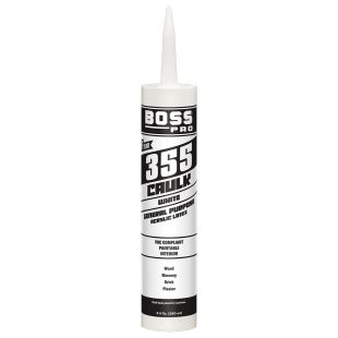 Soudal Boss 355 Caulk - 9.5 oz Cartridge - White