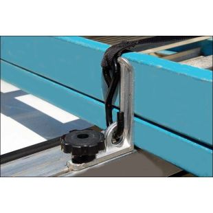 System One Aluminum 5" Ladder Side Stop/Anchor with Insert Knob