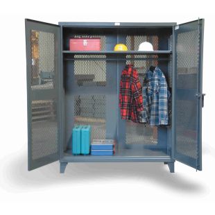 Strong Hold All-Ventilated Wardrobe Cabinets with Full Rod
