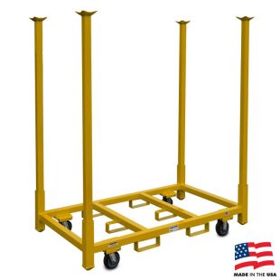 American Cart 67038 Table Storage Cart with 66" Legs