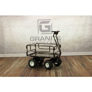 American Cart 70176 Overland Electric Power Easy Wagon with 12 Cu. Ft. Hopper