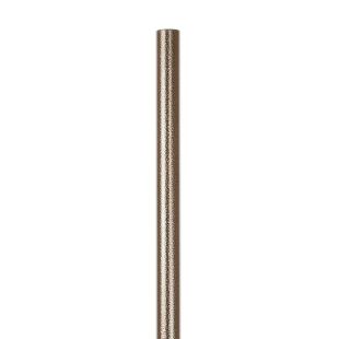 Library Ladder Straight Rail Sections - Hammered Antique Brass Finish