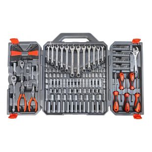 CRESCENT CTK180 180 Pc. 1/4" and 3/8" Drive 6 Point SAE/Metric Professional Tool Set - ATG