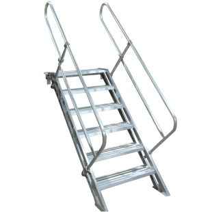 Metallic Ladder  29-1/4"W Removable Aluminum Stairways