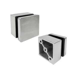 House of Forgings AX30.017.041.A.SP Axia Square Standoff Glass Mount