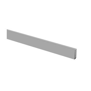House of Forgings AX40.020.051.D.M 2500 mm Axia Floor Mounted U-Channel for Glass Panels