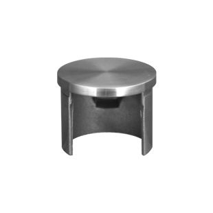 House of Forgings AX00.030.120.A.SP Axia Flat End Cap for Round Glass Cap Rails
