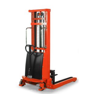 Ballymore BALLYPAL22AG138 Powered Lift Pallet Stacker with 138" Max Lift Height - 2,200 lbs Capacity
