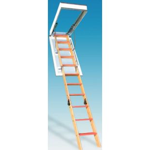 Bessler BE-119 Series One Hour Fire Rated Wood Attic Stairs - 350 lb Capacity