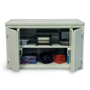 Strong Hold Cabinet Workbenches with Bi-Fold Doors