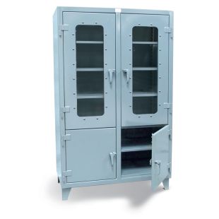 Strong Hold Combination Clear View and Solid Door Model
