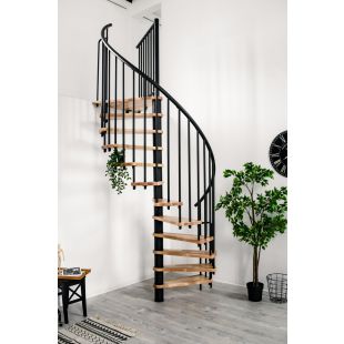 Brooklyn Spiral Stairs - 47" - Beech