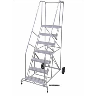 Cotterman Aluminum Wheelbarrow Style Ladders