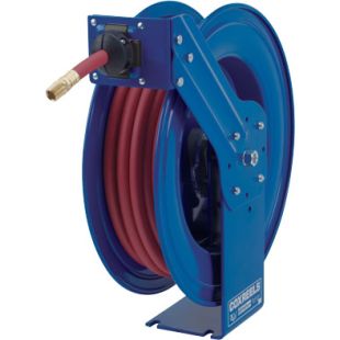 Cox SH Series Super Hub Low Pressure Spring Driven Hose Reels with Hoses