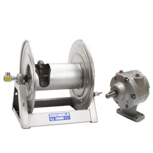 Coxreels Stainless Steel Motorized Hose Reels with #4 VANE Aluminum Body Air Motor
