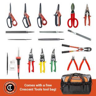 CRESCENT Cutting Tools Bundle - 37 Piece Set Plus Tool Bag and Free Shipping