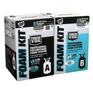 DAP 7565002600 Touch N' Seal® 600 Low GWP 1.75 PCF FR ICC Closed Cell Spray Foam Kit