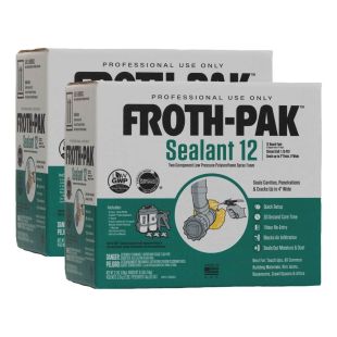Dow 12030014 Froth-Pak 12 Low GWP Spray Foam Sealant Kit - Pack of 2 Kits - 12 Board Feet per Kit