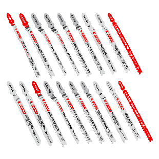 Diablo Jig Saw Blade Set for Wood, Metal and Plastics (20-pc)