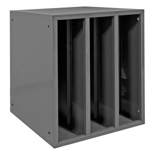 Durham Manufacturing 583-95 Hose Cabinet with 3 Openings - 21-9/16" x 24-1/8" x 24" Cylinders