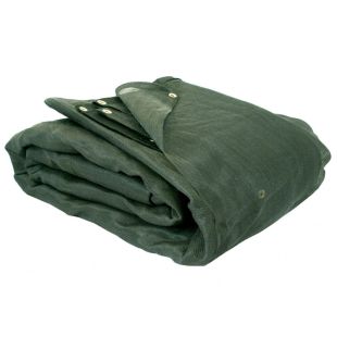 Eagle Industries MT-2050-DGR-FR - Dark Green 20' x 50' 70% Mesh Debris Tarp with Brass Grommets