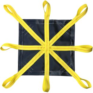 Eagle Industries Vinyl Construction Snow Removal Tarps with 8 Lifting Loops