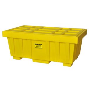 Eagle Manufacturing 1624K-EAGLE - Yellow 110 Gallon Spill Kit Box with Lid - 60"W x 34"D x 24"H