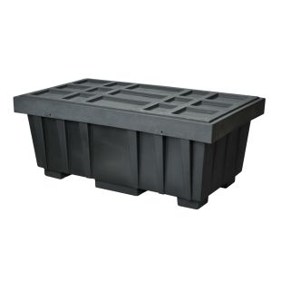 Eagle Manufacturing 1624KB-EAGLE - Black 110 Gallon Spill Kit Boxes with Lid - 60"W x 34"D x 24"H