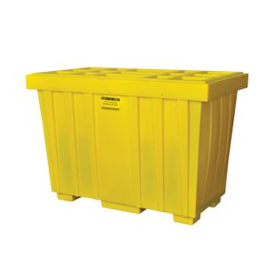 Eagle Manufacturing 1625K-EAGLE - Yellow 220 Gallon Spill Kit Box with Lid - 60"W x 34"D x 42"H