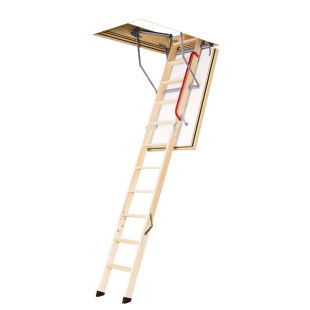 Fakro LWF Series Wooden Attic Ladders - 43 Minute Fire Rated to ASTM 119 (US) Specs - 300 lbs
