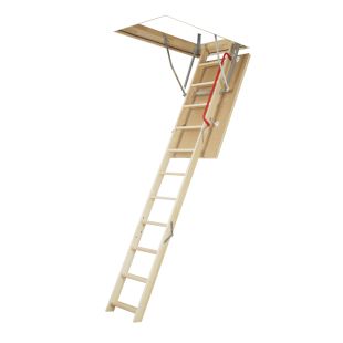Fakro LWP/LWP-L Series Insulated Wood Attic Ladders - 300 lb Capacity