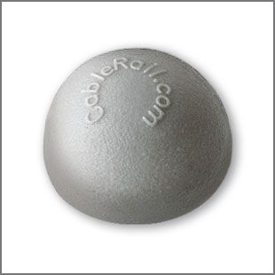 Feeney CableRail Gray Colored End Cap Package (10/pkg)