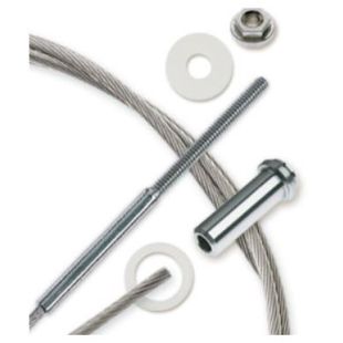 Feeney CableRail 6900 Series 1/4" Stainless Steel Cable Assembly for Metal Frames