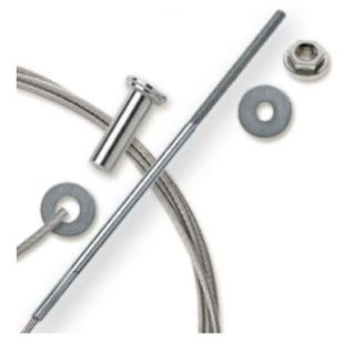 Feeney CableRail 6300 Series 1/8" Stainless Steel Cable Assembly for Wood Frames