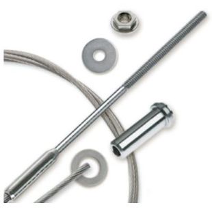 Feeney CableRail 6800 Series 3/16" Stainless Steel Cable Assembly for Wood Frames