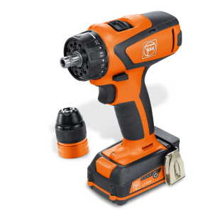 Fein 71161061090 ASCM 12 QC 4-Speed Cordless Drill/Driver with 2 Batteries and Charger