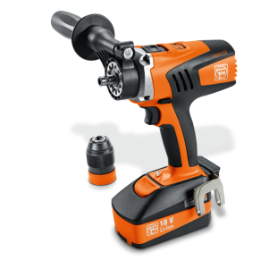 Fein 71161161090 ASCM 18 QM 4-Speed Cordless Drill/Driver with 2 Batteries and Charger