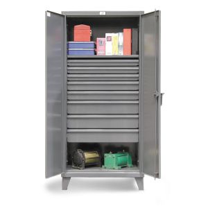 Strong Hold Heavy Duty Storage Cabinets with Drawers
