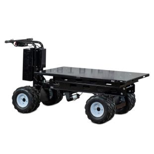 Granite Industries 70305 Overland 4WD Electric Flatbed Wagon with Extended Range Battery and Power Dump