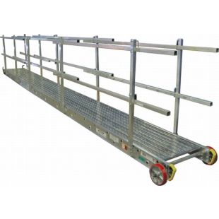 Marine Gangway 24" Width Square Handle Aluminum 500lb Rated