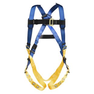 Werner H312005 LiteFit Safety Harness - 1 D Ring - Pass Through Chest - Tongue Buckle Legs - XX-Large